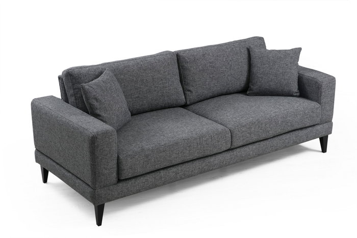Atelier Del Sofa Sofá Cama 3 Plazas Gris Oscuro 210x90x85 cm
